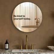 Adesivo per specchio S26 – Be kind to yourself today.