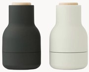 Set macina sale e pepe piccole con coperchio in legno di faggio Bottle Grinder 2 pz