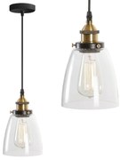 Lampada da soffitto pensile di vetro Verto D APP048-1CP