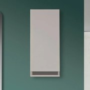 Colonna Pensile bagno Salvaspazio H.69 cm Tortora opaco anta Reversibile con ripiano