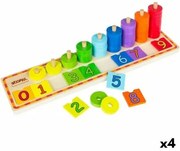 Gioco Educativo Prima Infanzia Woomax Numeri 56 Pezzi 4 Unità 43 x 11 x 11 cm