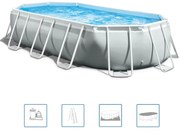 Intex - Set Piscina Ovale Prism Frame 503x274x122 cm