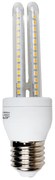 Lampadina Led E27 a tubo a U 8W Bianco caldo 3000K Aigostar