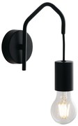 Lampadario Applique Habitat Eclettico Colore Nero 40W Dim 8 x 22 x 18 cm