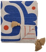 Coperta blu 130x160 cm Eviaya - Bloomingville