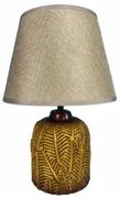 Lampada da tavolo Versa Hosto Giallo Ceramica Tessile (22,5 x 33 x 12,5 cm)