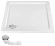 Piatto doccia acrilico Rea Savoy White 80x80