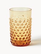 Bicchieri per acqua in vetro soffiato Hobnail 6 pz