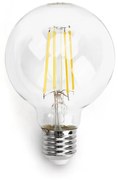 Lampadina Led a Filamento E27 G80 a globo 4W Bianco caldo 2700K Aigostar