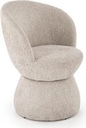 Sedia K581 girevole in tessuto color beige – 63x62x82 cm