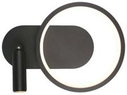 Applique a LED LED/14W/230V 4000K nero