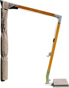 Custodia Fodera per Ombrellone da Giardino 310x60 cm in Mytex Impermeabile Taupe...
