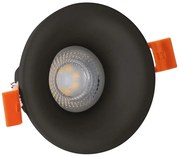 Lampada da incasso FIALE 1xGU10/35W/230V arrotondato nero