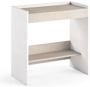 Scrivania salvaspazio  L 80 x H 78 x P 40 cm rovere