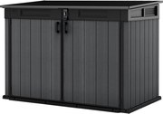 Armadio Porta Attrezzi o Bidoni Differenziata 2 Ante e Coperchio Keter Cortina Mega 190,5x109,3x132,5 cm in Evotech+ Grigio...