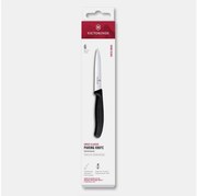 Victorinox - Set di 6 coltelli da verdura SWISS CLASSIC, lame da 10 cm, nero
