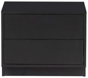 Tavolo TV modulare nero in legno di pino 50x40 cm Finca - WOOOD