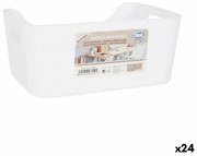 Cestino Multiuso Confortime Bianco 24 x 16,5 x 10 cm (24 Unità)