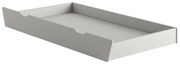 Cassetto grigio sotto il letto per bambini 90x200 cm Swing - Pinio