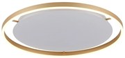 Plafoniera ottone 60 cm incl. LED dimmerabile a 3 livelli - Zlatan