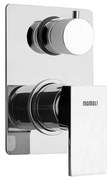 Rubinetto per doccia getto aerato monocomando Flat cromo lucido MAMOLI