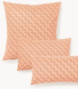 Federa in cotone percalle con stampa geometrica Inki