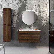 Mobile da bagno sospeso base 100 BORA moderno a 2 cassetti con lavabo TEK