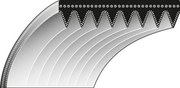 Cinghia compatibile taglia cemento HUSQVARNA K960 14,3 x 863,6 544908403
