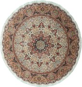 Tabriz Tappeto persiano 150 x 160 Beige (Iran) Annodato A Mano