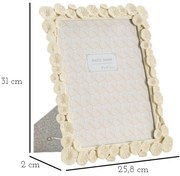 Cornice elegante Lotus - Dimensioni 25,8x2x31 cm (Interna 20x25 cm)