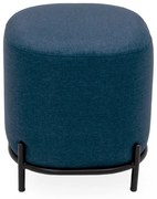 Pouf blu scuro, ø 42 cm Harry - Tenzo