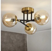 Brilagi - Lampadario a plafone MALIVA 3xE14/15W/230V in finitura oro