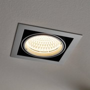 Arcchio Adin spot LED incasso 3.000K, 25,9W grigio