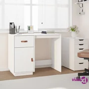 VidaXL Scrivania con cassetti 100x50x78 cm in legno massello di pino  Scrivanie 