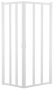 Box doccia angolare con porta pieghevole, acrilico serigrafato 2 mm, L 88-92 cm x L 72 cm, H 185 cm, bianco Los