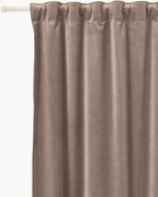 Set di 2 tende oscuranti in velluto con multibanda Rush, larg. 135 cm