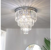 Brilagi - LED plafoniera in cristallo MOZART 5xE14/40W/230V cromo lucido