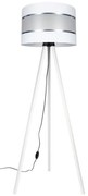 Lampada con piedistallo CORAL 1xE27/60W/230V bianco/cromo
