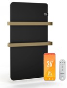 blumfeldt Stufa smart a infrarossi | Riscaldamento a infrarossi | Scaldasalviette | Potenza di 500 W | IP24