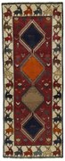 Gabbeh Tappeto persiano 260x100 Rosso (Iran) Annodato A Mano