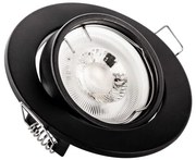 Faretto da incasso 1xGU10/MR16/10W/230V Ø 9 cm nero