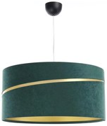 Lampadario a sospensione con filo SWING 1xE27/60W/230V verde/oro