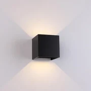Applique LED moderno da esterno DAVOS nero IP54, luce bianco naturale 91.6 lumen, MANTRA