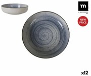 Piatto Fondo La Mediterránea Swirl Ø 18 cm (12 Unità)