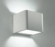 Applique led atlas bianca 6w 380lm 3500k 8x8x10cm led-w-atlas-6w