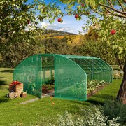 TOOLPORT Serra tunnel 4x6m, telo in PE, verde - (8992)