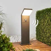 Arcchio lampione a LED Yolena, sensore, 60 cm, antracite