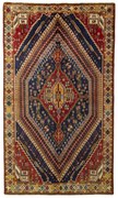 Shiraz Tappeto 170 x 280 Blu (Iran) Annodato A Mano