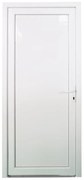 Portoncino d'ingresso in pvc Base L 80 x H 210 cm bianco apertura sinistra