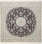 Nain Tappeto 150 x 150 (Iran) Annodato A Mano